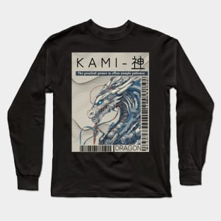 DRAGON KAMI Japanese Cyberpunk Long Sleeve T-Shirt